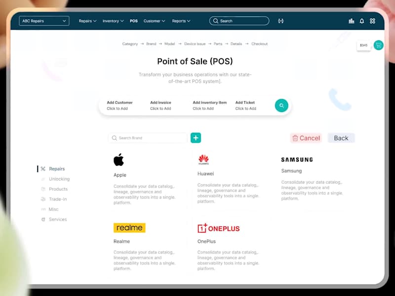 Cover image for Repairjob – Mobile Repair Shop Software UX UI