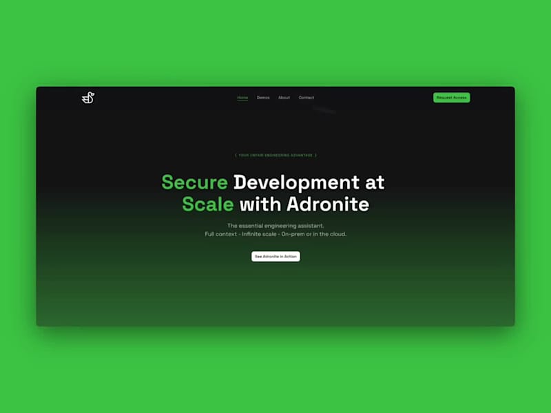 Cover image for Adronite Website Redesign and Framer Development
