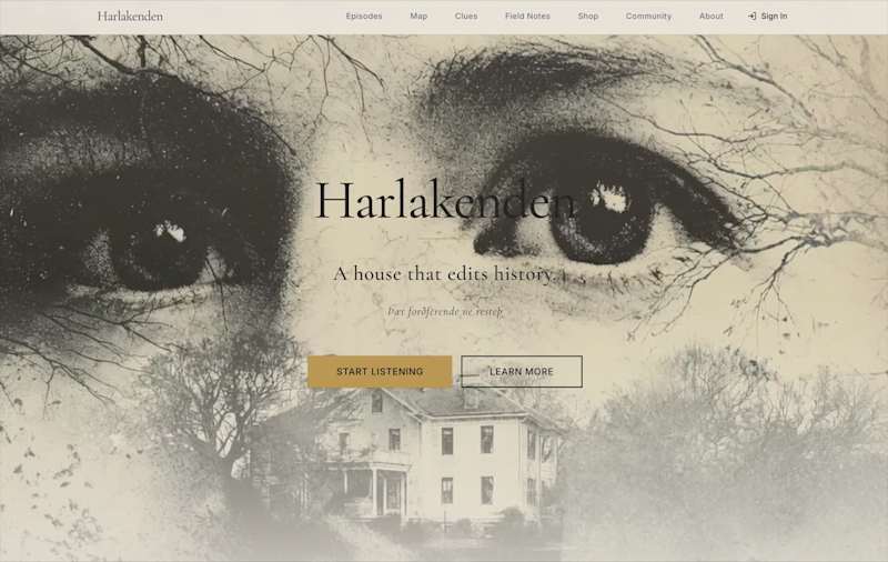 Cover image for Harlakenden, a house that edits history