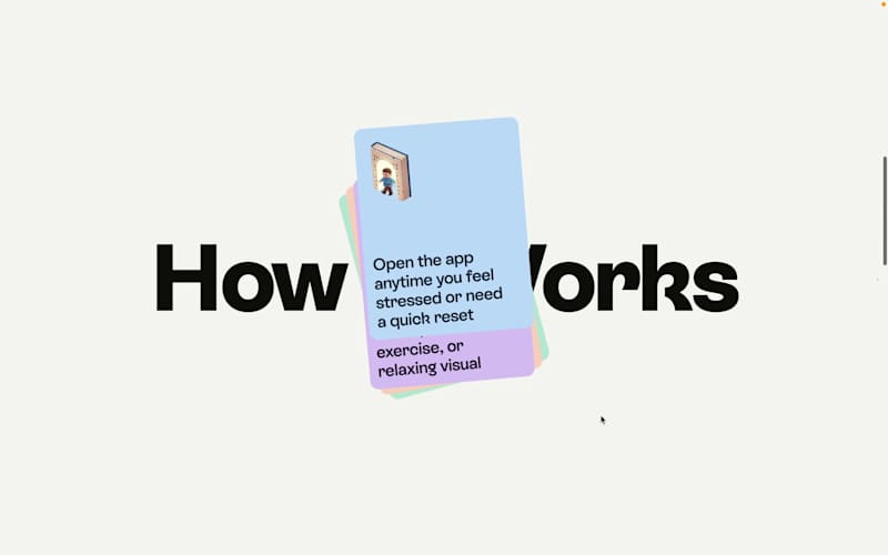 Cover image for Landingpage for MindfulMoments