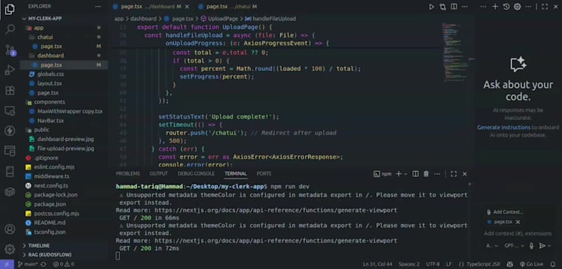 Cover image for Full Stack Nextjs Chat with
