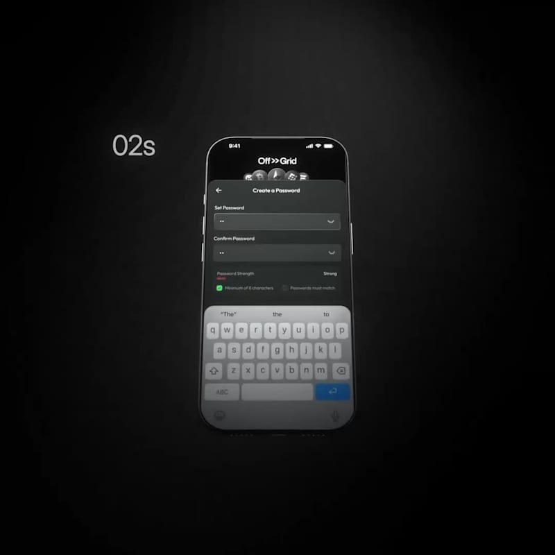 Cover image for Offgrid card detail animation 