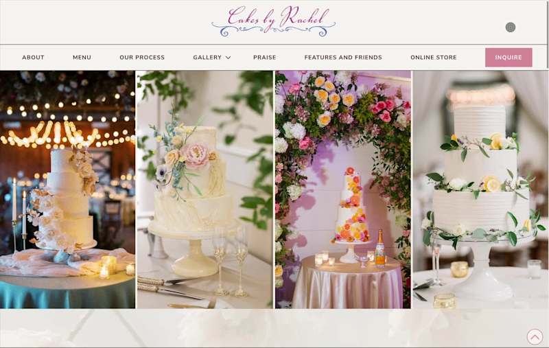 Cover image for Cakes by Rachel
