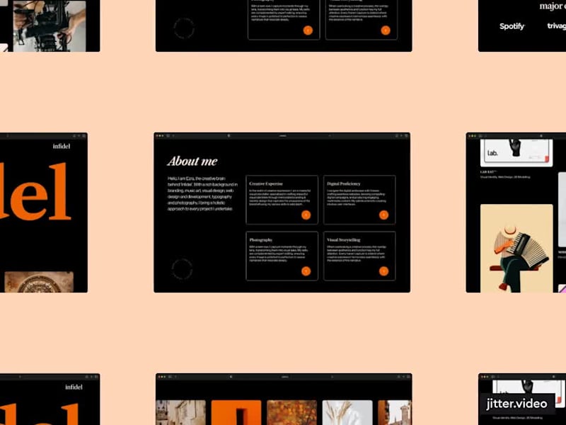Cover image for Infidel - a portfolio website design