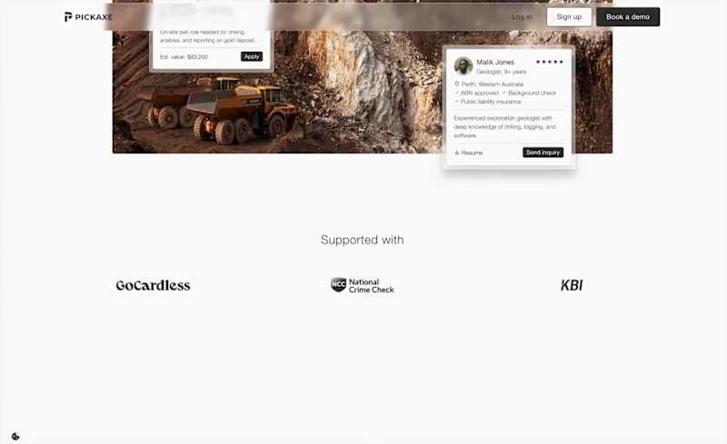 Cover image for Pickaxe