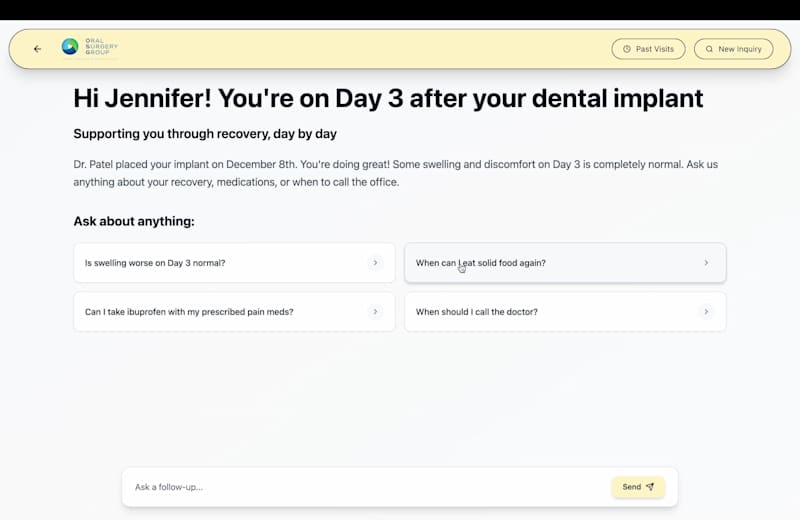 Cover image for AI Patient Communication System for Oral Surgery Practice Pr...