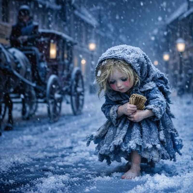 Cover image for Today, I read "The Little Match Girl" for the first time. It...