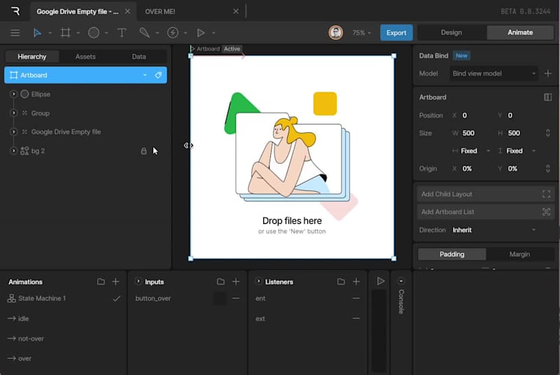 Cover image for Tiny Motion Animation with Rive