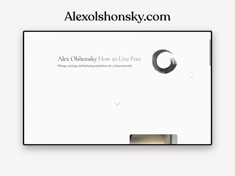 Cover image for Alex Olshonsky - Coaching site design & dev