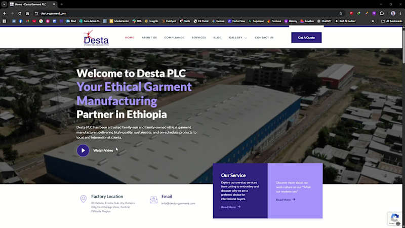 Cover image for Developed a high-impact, visual brand showcase website for D...