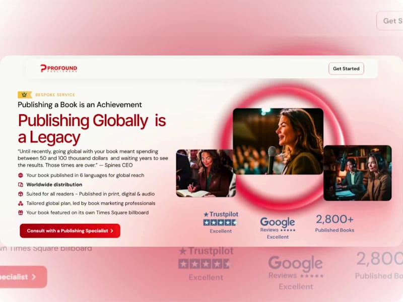 Cover image for Profound Publishers Website Redesign