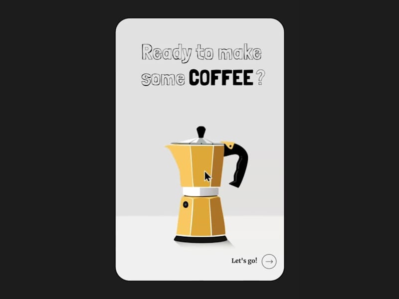 Cover image for Interactive Moka Pot Animation