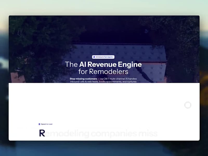 Cover image for From Missed Calls to Booked Jobs // Olympian AI Website Redesign