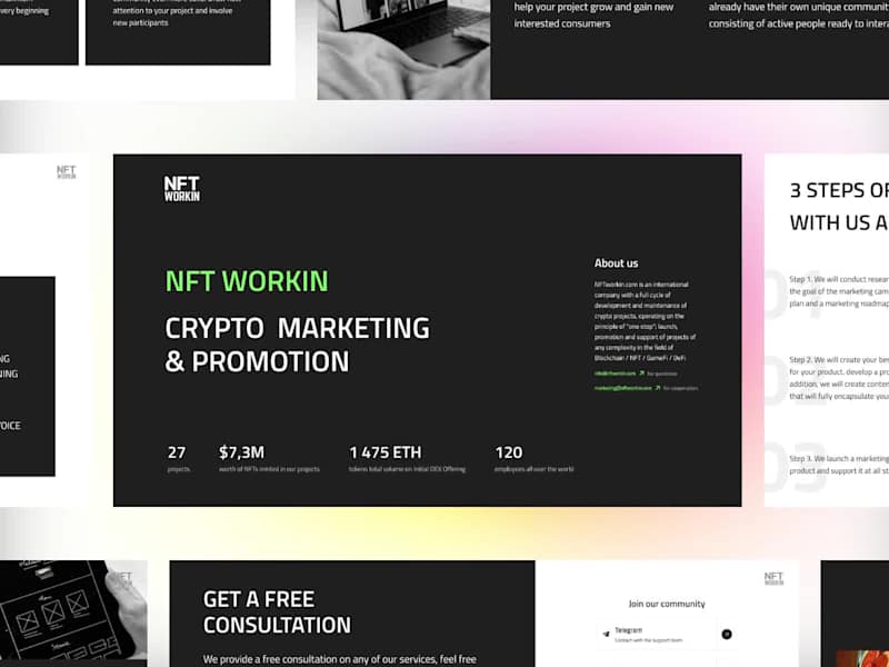 Cover image for Crypto Agency Brand Presentation Design