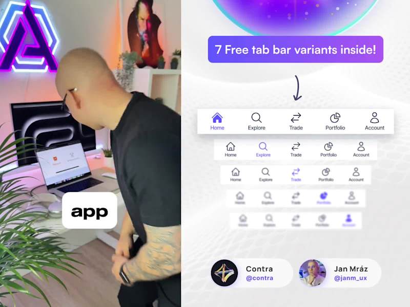 Cover image for (freebie inside 🎁) How to design iOS app navigation in Figma