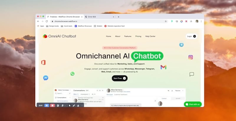 Cover image for Framer Website Development for AI Chatbot