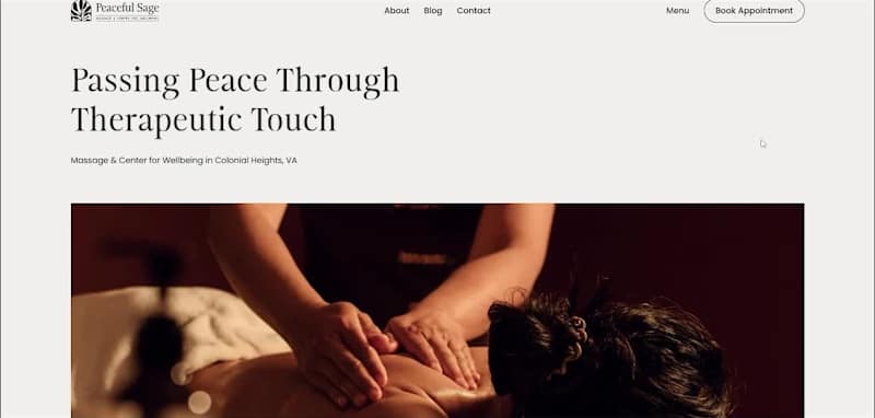 Cover image for Massage & Center for Wellbeing Website Redesign