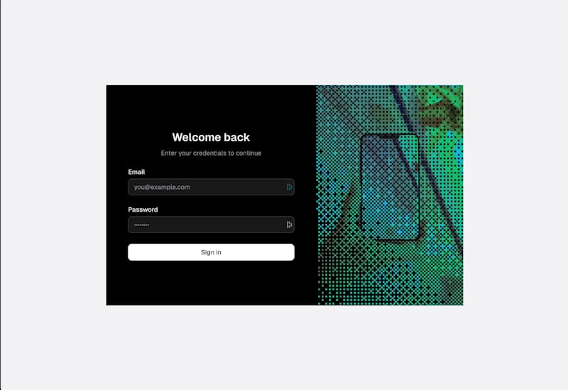 Cover image for A fun login experiment with paper and v0