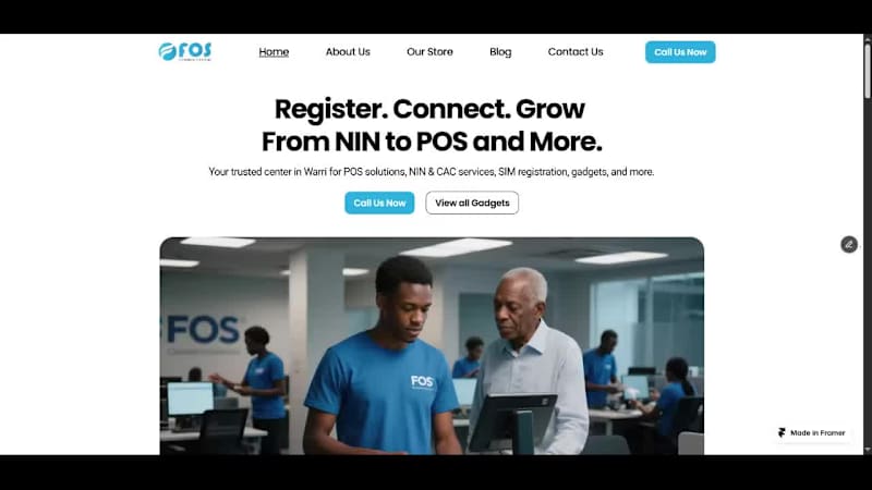 Cover image for FOS Communications Website Development