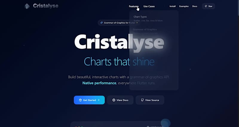 Cover image for Cristalyse: A Flutter Data Visualization Library