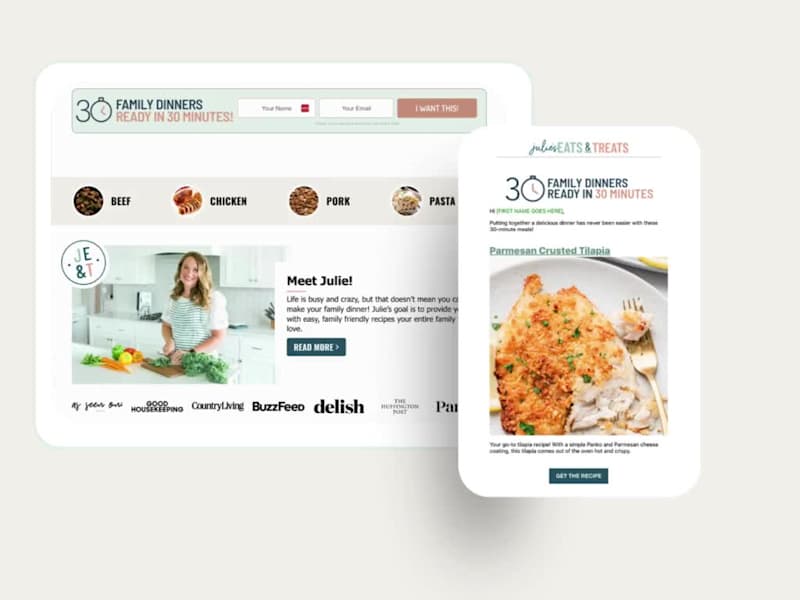 Cover image for Branded Lead Generation Flow for Julie’s Eats & Treats