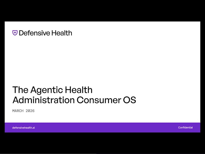 Cover image for Investor Pitch Deck for a Healthcare OS