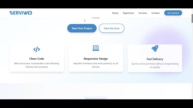Cover image for Serviwo – Business Website Development A modern and responsi...
