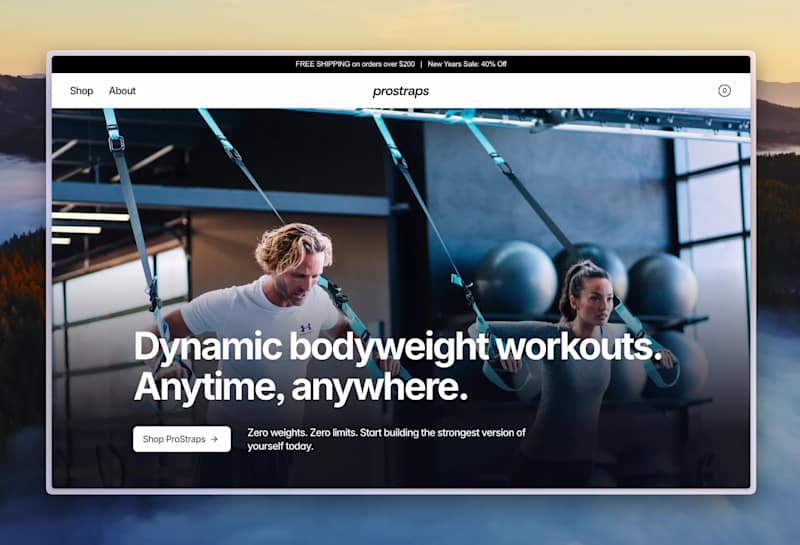 Cover image for ProStraps - Dynamic bodyweight workouts.