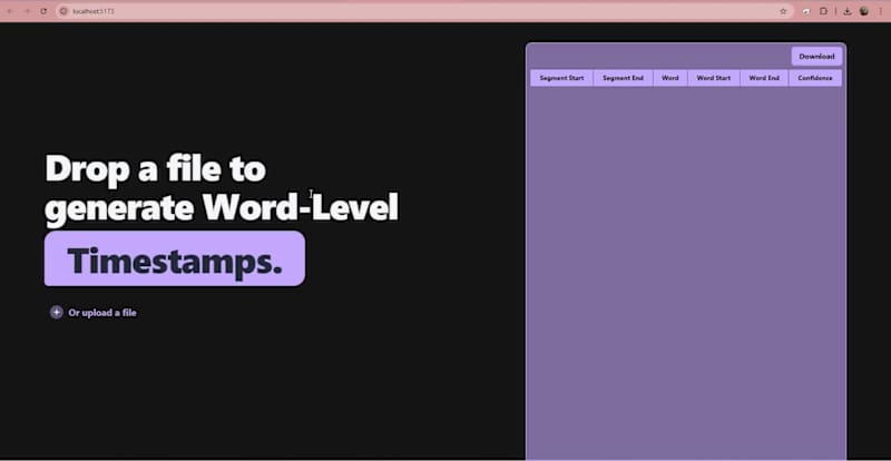 Cover image for Audio Timestamp Generation