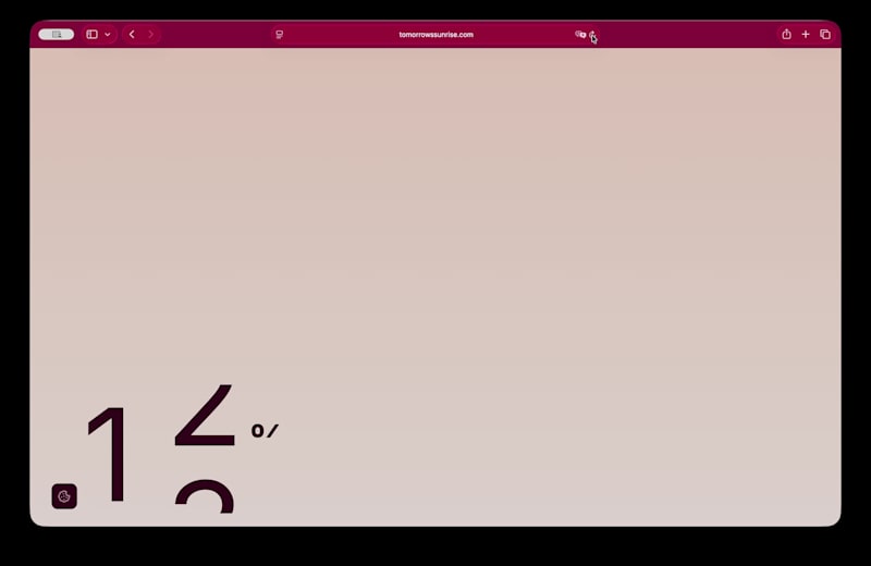 Cover image for Already alive 🌇 
https://www.tomorrowssunrise.com/ 