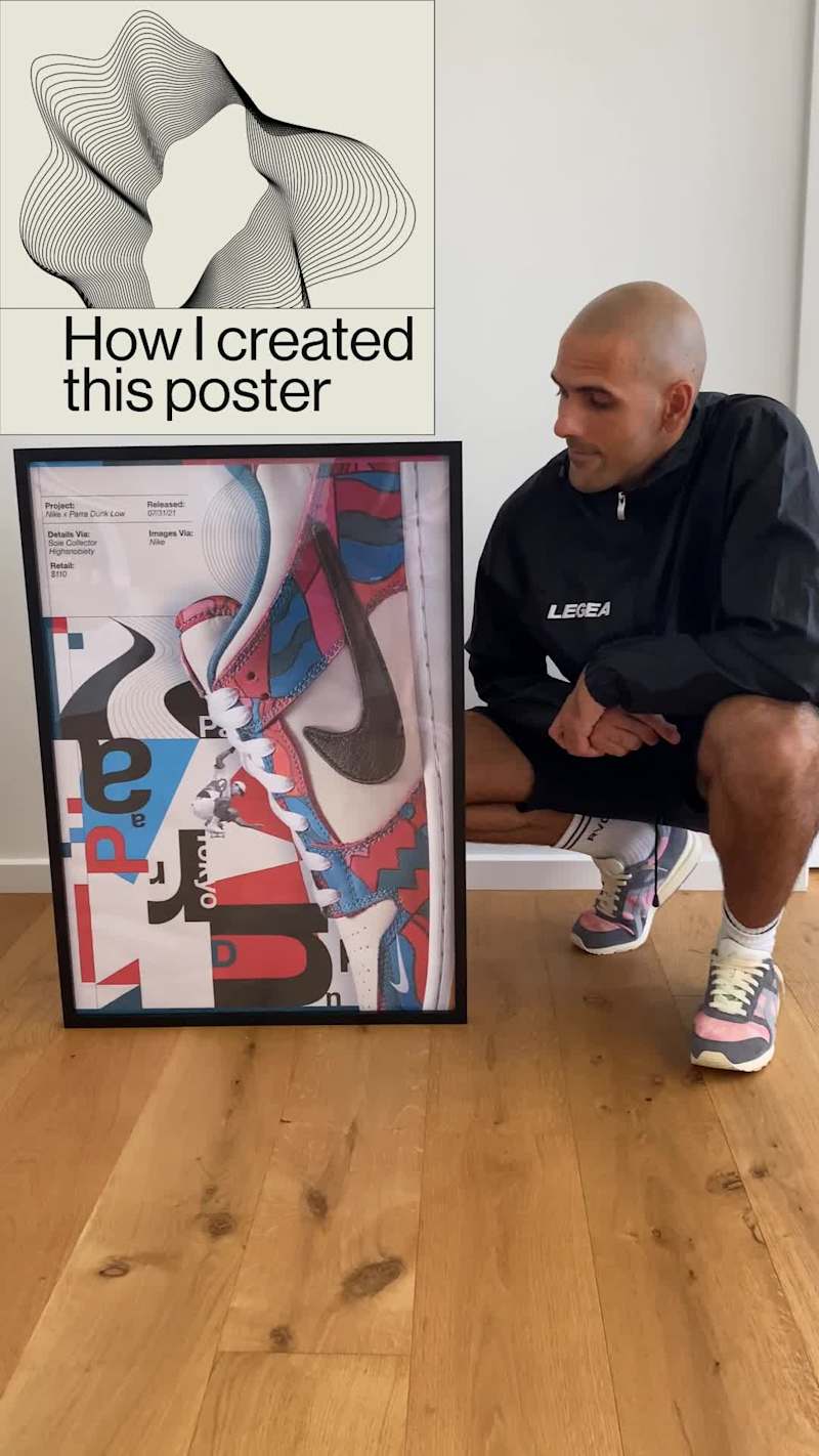 Cover image for Dynamic Poster Design Process. A little snippet of how I lay...