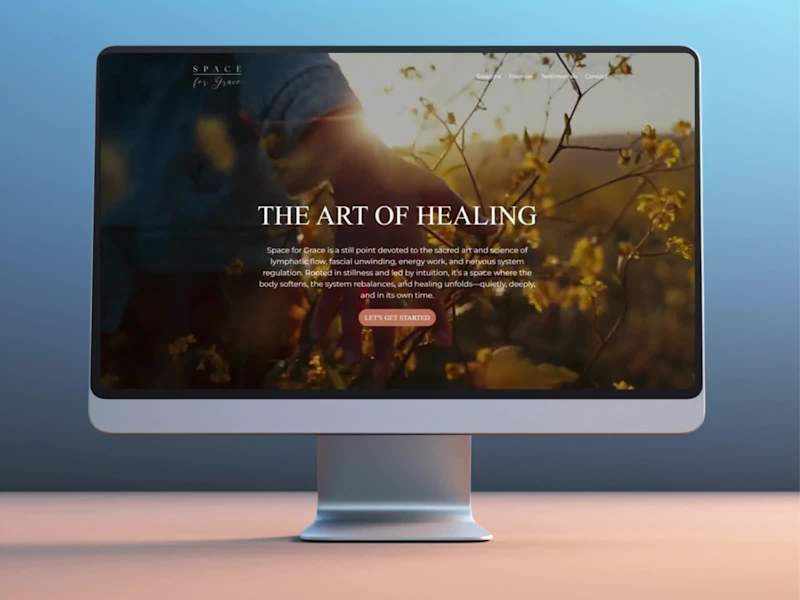 Cover image for Kajabi Sales Page for Space for Grace