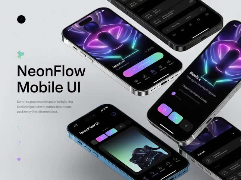 Cover image for NeonFlow Mobile UI