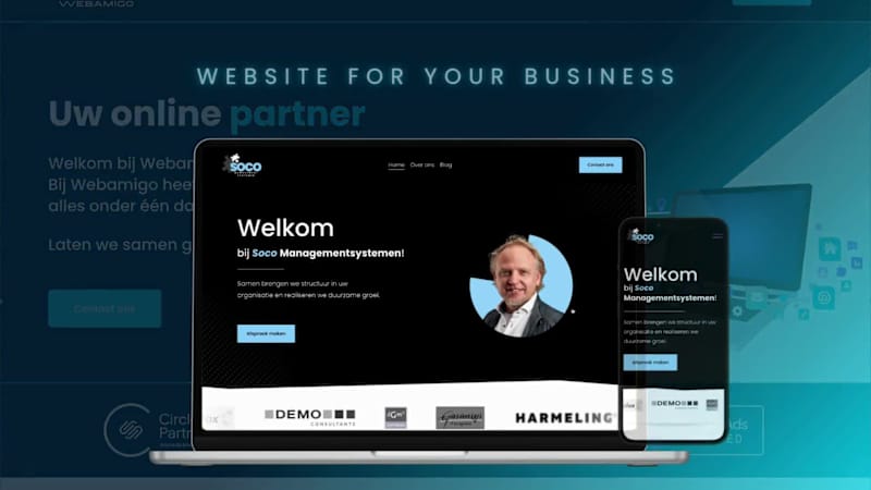 Cover image for SOCO Managementsystemen Website and Brand Design