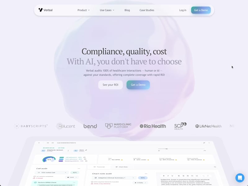 Cover image for Verbal Product Launch for Clinical Compliance AI