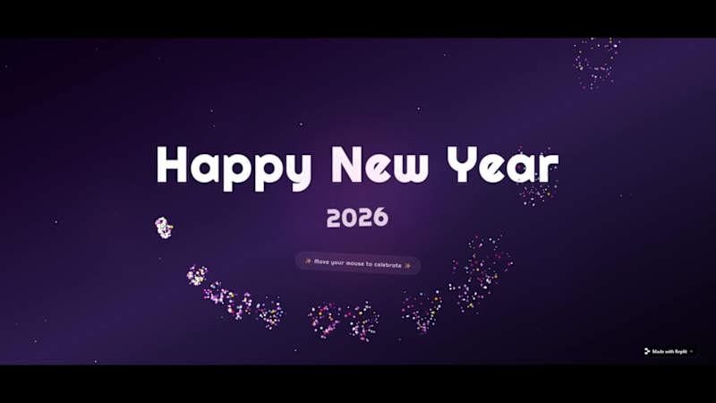 Cover image for My #HolidayChallenge2025 entry: Night Burst – New Year Firew...