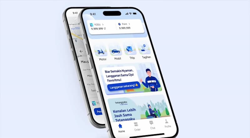 Cover image for UI/UX Design for Tetanggaku Ride-Hailing Apps