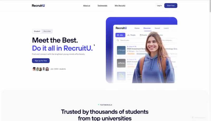 Cover image for Road to $3.2M: RecruitU’s refreshed brand in 6 weeks
