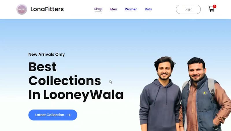 Cover image for LonaFitters- Ecommerce Website