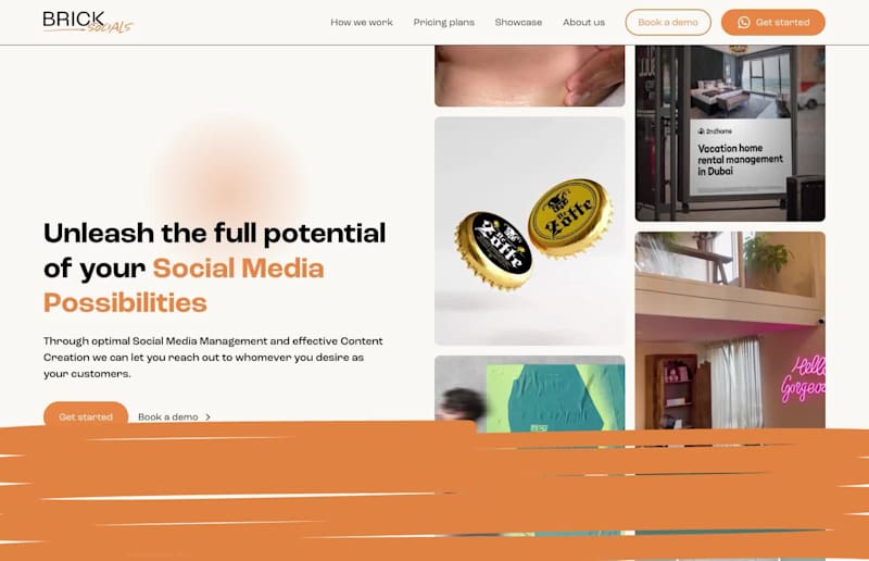 Cover image for Built BRICK Socials in Webflow + Relume. Webflow keeps thing...