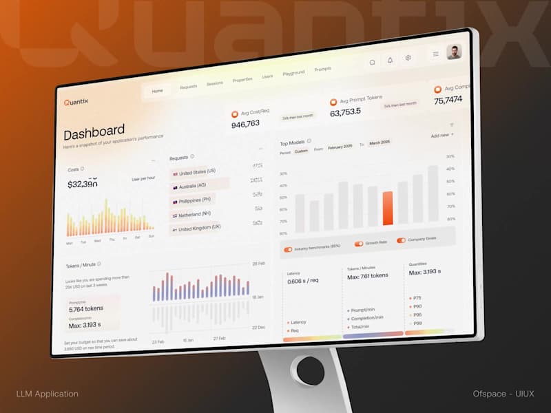 Cover image for Quantix – AI Analytics Dashboard Design || Quantix is a comp...