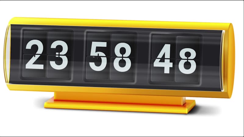 Cover image for 100% Vector Based photo-realistic flip-card clock A fun proj...