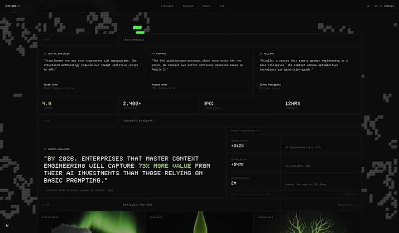 Cover image for When Context Meets Nature - LLM Context Engineering Course