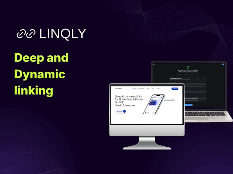 Cover image for  Linqly - Smart Deep Linking Platform on Flutterflow