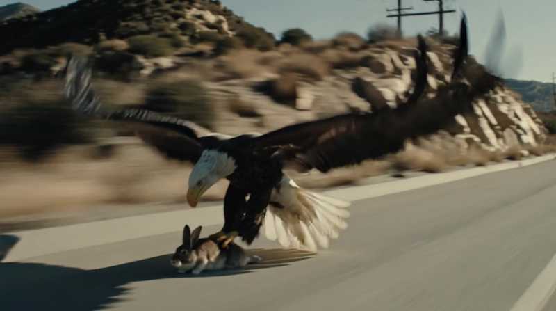 Cover image for Testing eagle hunting with Kling 2.6