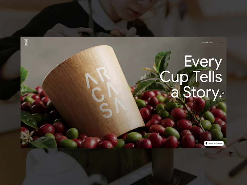 Cover image for Coffee Shop Website with Scroll