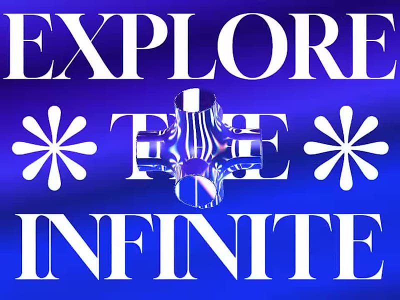 Cover image for EXPLORE THE INFINITE: A Vibrant Visual Project