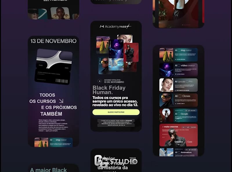 Cover image for Human AI Black Friday Landing Page