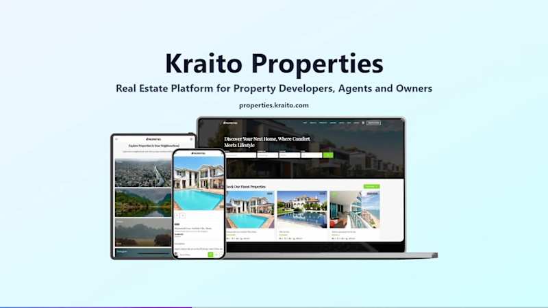 Cover image for Kraito Properties – Crafted Properties for You