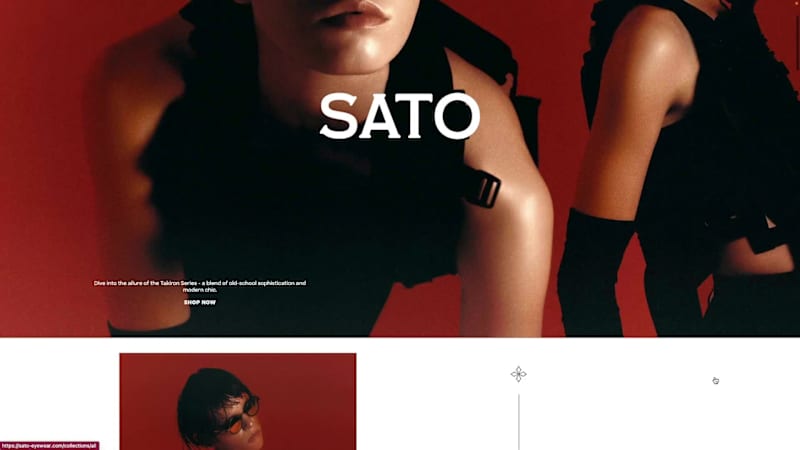 Cover image for Sato Eyewear Luxury E-commerce Website